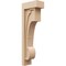 Ekena Millwork 5"W x 10"D x 30"H Thin Alma Rough Cedar Woodgrain TimberThane Corbel, Primed Tan CORUR05X10X30ALMRCPR - alternate 1